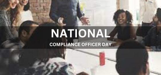 NATIONAL COMPLIANCE OFFICER DAY  [राष्ट्रीय अनुपालन अधिकारी दिवस]